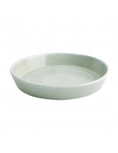 Olympia Cavolo Flat Round Bowls Spring Green 220mm (Pack of 4)