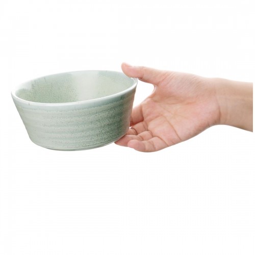 Olympia Cavolo Flat Round Bowls Spring Green 143mm (Pack of 6)