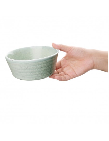 Olympia Cavolo Flat Round Bowls Spring Green 143mm (Pack of 6)