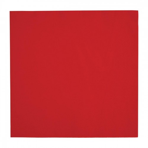 Fiesta Dinner Napkins Red 400mm (Pack of 1000)