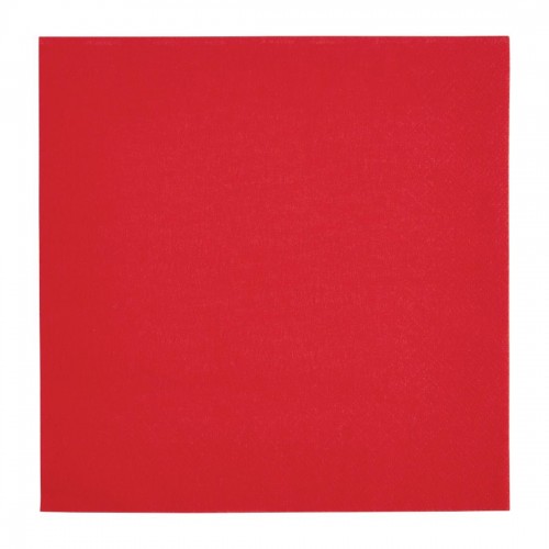 Fiesta Dinner Napkins Red 400mm (Pack of 2000)