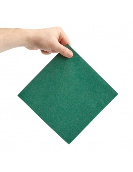 Fiesta Dinner Napkins Dark Green 400mm (Pack of 2000)