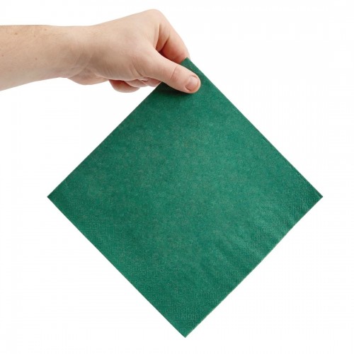 Fiesta Dinner Napkins Dark Green 400mm (Pack of 1000)