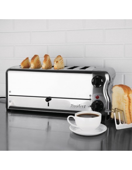 Rowlett Esprit 6 Slot Toaster Chrome