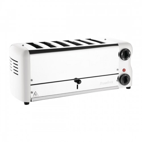 Rowlett Esprit 6 Slot Toaster White