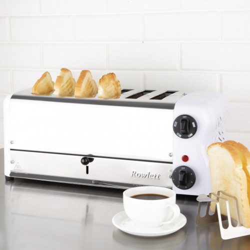 Rowlett Esprit 6 Slot Toaster White