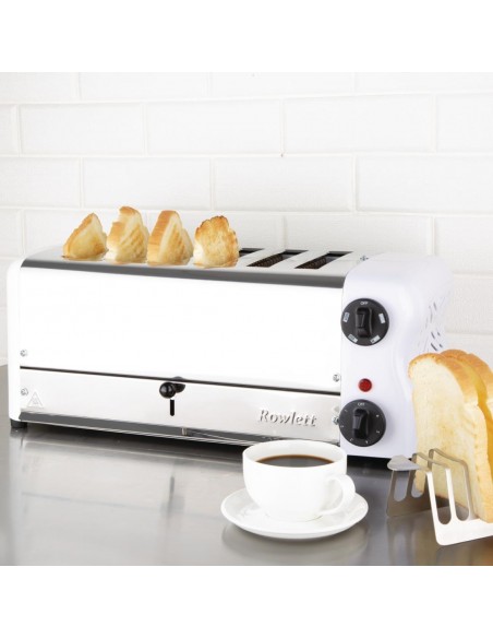 Rowlett Esprit 6 Slot Toaster White