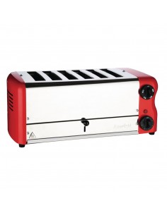 Rowlett Esprit 6 Slot Toaster Traffic Red