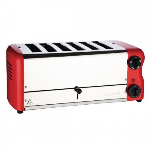 Rowlett Esprit 6 Slot Toaster Traffic Red
