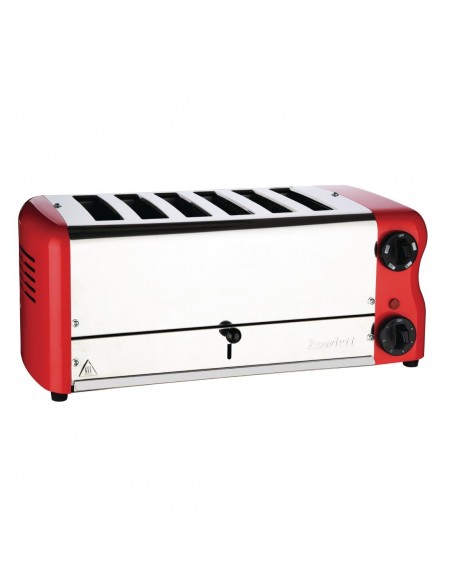 Rowlett Esprit 6 Slot Toaster Traffic Red