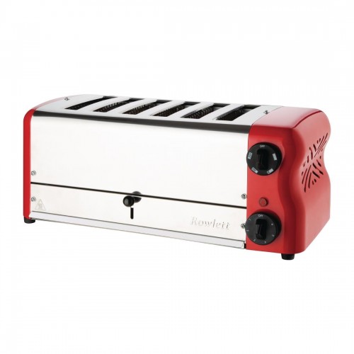 Rowlett Esprit 6 Slot Toaster Traffic Red