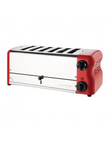 Rowlett Esprit 6 Slot Toaster Traffic Red