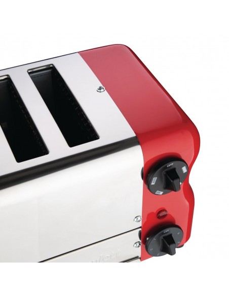 Rowlett Esprit 6 Slot Toaster Traffic Red