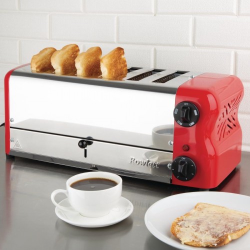 Rowlett Esprit 6 Slot Toaster Traffic Red