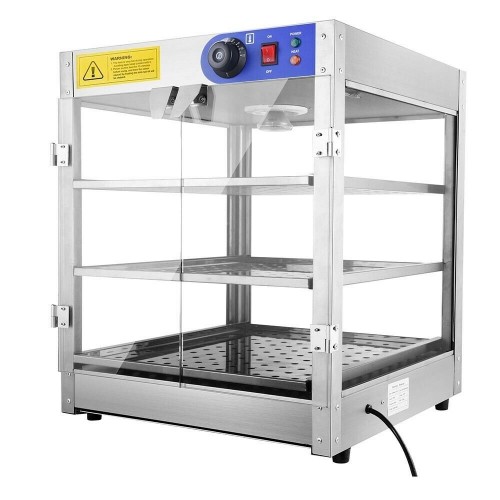 heated display unit commercial