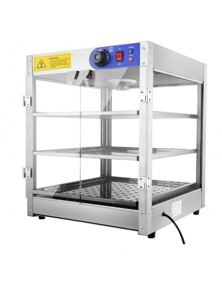 heated display unit commercial