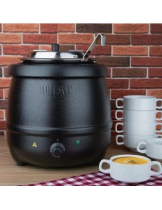 Buffalo Black Soup Kettle 10 Litre Commercial