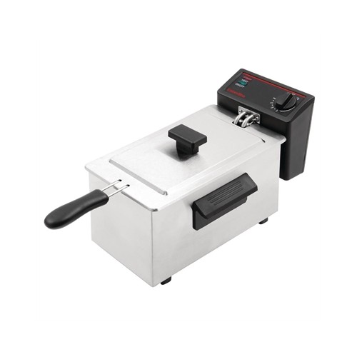 Caterlite Light Duty Single Tank Single Basket Countertop Electric Fryer 2kW