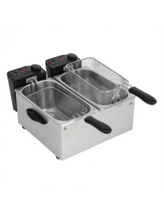 Caterlite Light Duty Twin Tank Twin Basket Countertop Electric Fryer 2x2kW 2