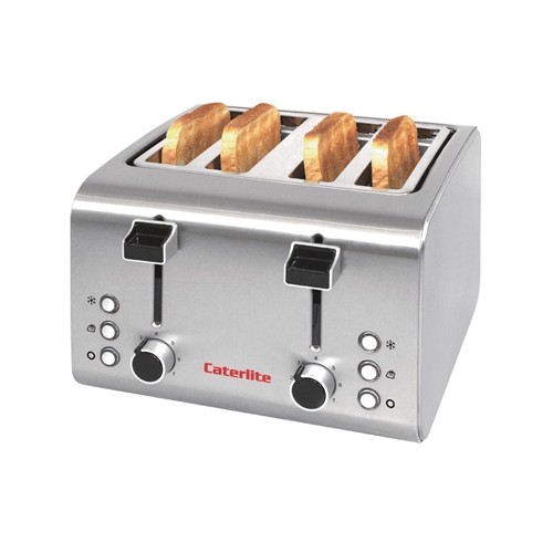 Caterlite CP929 4 Slot Stainless Steel Toaster