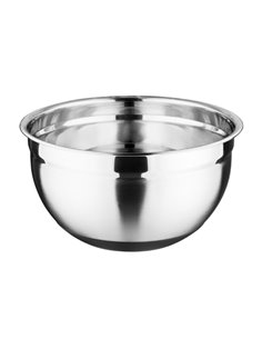 Vogue Stainless Steel Bowl with Silicone Base 5Ltr