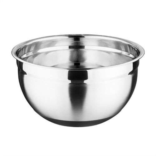 Vogue Stainless Steel Bowl with Silicone Base 5Ltr