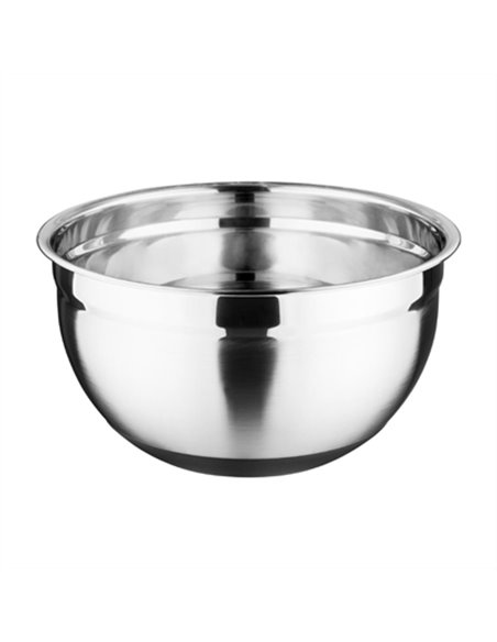 Vogue Stainless Steel Bowl with Silicone Base 5Ltr