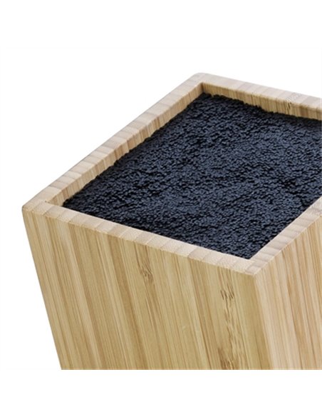 Vogue Wooden Universal Knife Block