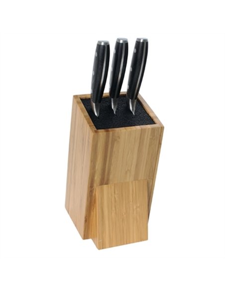 Vogue Wooden Universal Knife Block