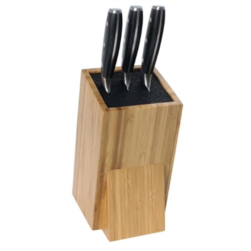 Vogue Wooden Universal Knife Block CP862 Next Day Catering