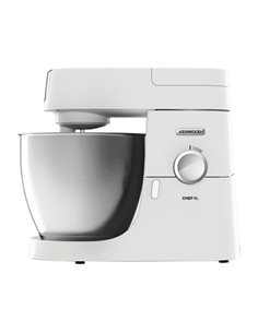 Kenwood Chef XL Stand Mixer KVL4100W with K-beater, Dough Hook, Whisk