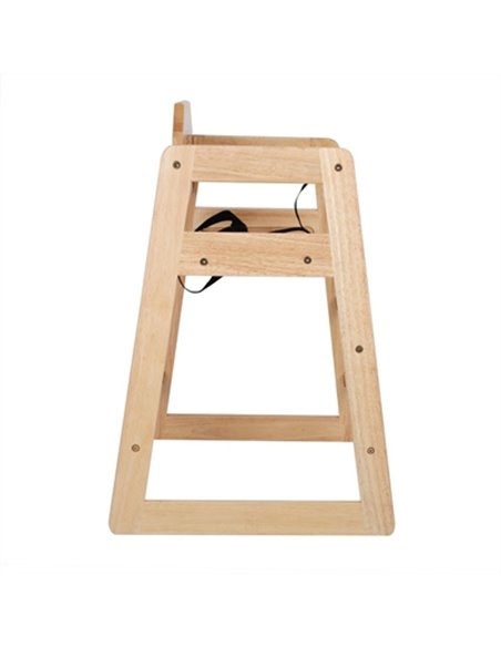 Bolero Wooden Highchair Natural Finish
