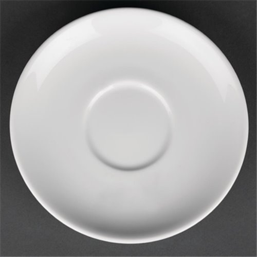 Royal Porcelain Classic White Tea Cup Saucers 150mm