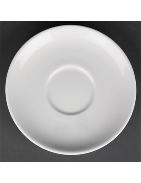 Royal Porcelain Classic White Tea Cup Saucers 150mm