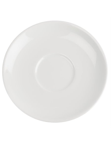 Royal Porcelain Classic White Tea Cup Saucers 150mm