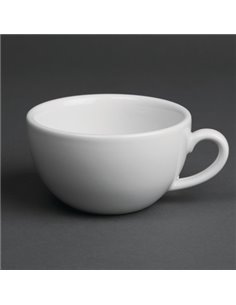 Royal Porcelain Classic White Cappuccino Cups 200ml