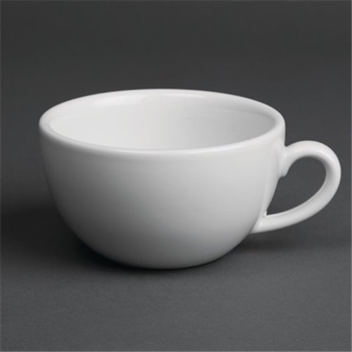 Royal Porcelain Classic White Cappuccino Cups 200ml