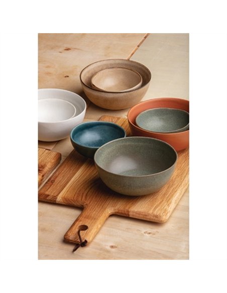 Olympia Build-a-Bowl Green Deep Bowls 150mm (Pack of 6) Olympia Build-a-Bowl Green Deep Bowls 150mm (Pack of 6)