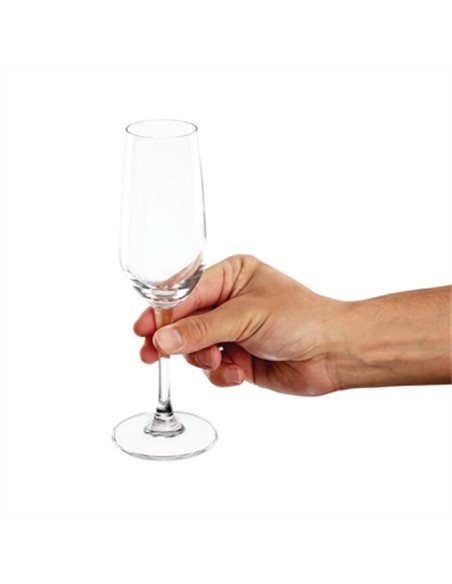 Olympia Mendoza Flute Glasses 185ml (Pack of 6)