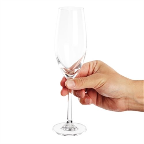 Olympia Cordoba Flute Glasses 210ml (Pack of 6)