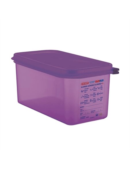 Araven Polypropylene 13 Gastronorm Food Container Purple 6Ltr