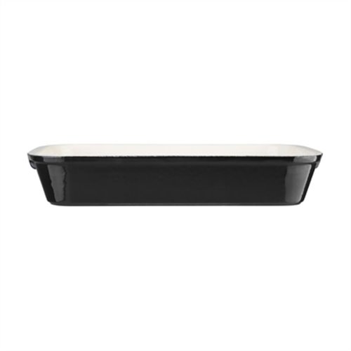 Vogue Black Cast Iron Roasting Dish