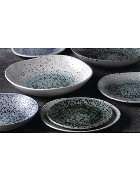 Olympia Build-a-Bowl Earth Flat Bowls 250mm (Pack of 4)
