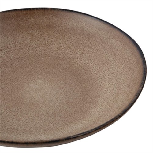 Olympia Build-a-Bowl Earth Flat Bowls 250mm (Pack of 4)