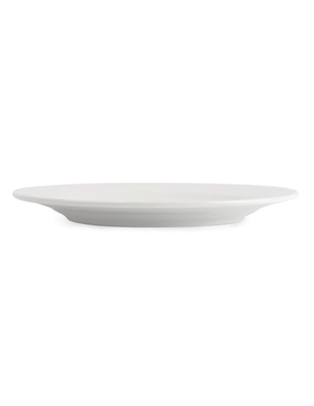 Royal Porcelain Classic White Wide Rim Plates 210mm