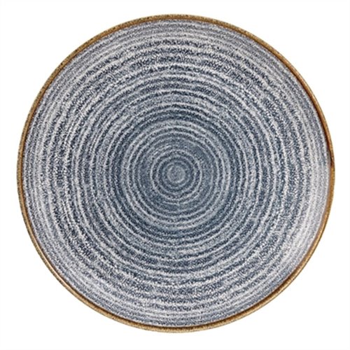 Churchill Studio Prints Homespun Coupe Plates Slate Blue 288mm