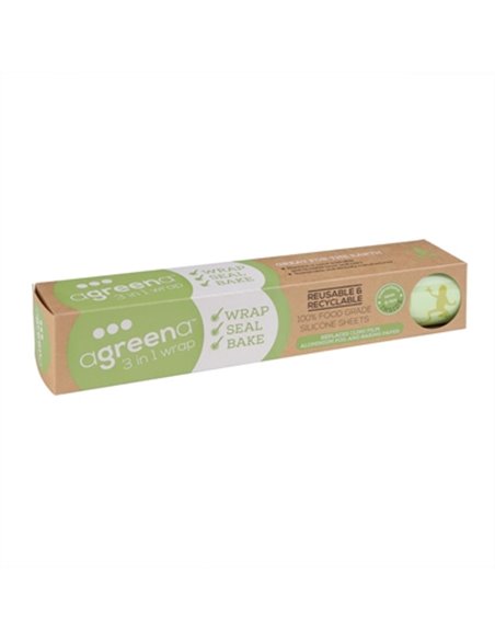 Agreena Three-In-One Reusable Food Wraps 200 x 200mm and 300 x 300mm (Pack of 4)