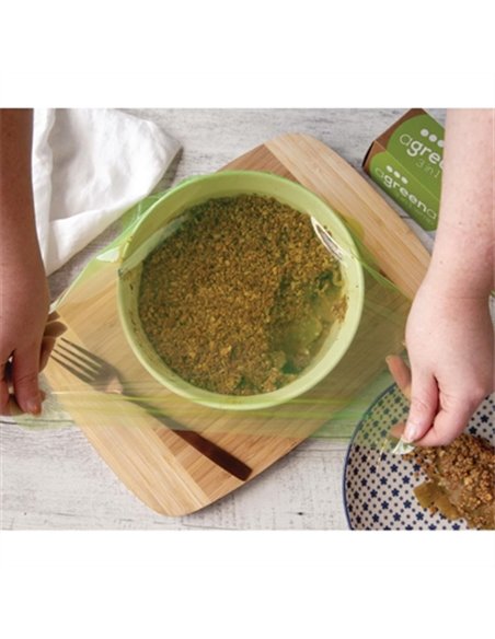 Agreena Three-In-One Reusable Food Wraps 200 x 200mm and 300 x 300mm (Pack of 4)