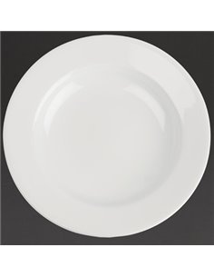 Royal Porcelain Classic White Wide Rim Plates 160mm