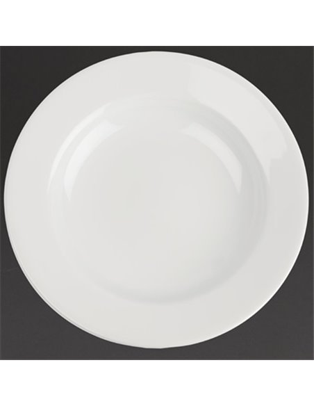 Royal Porcelain Classic White Wide Rim Plates 160mm